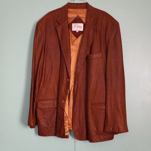 remy leather  coat